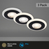 Fotoja e Ndriçues Briloner LED 8,4 cm, 3x LED, 5W, 460 lm, i zi, Picture 6