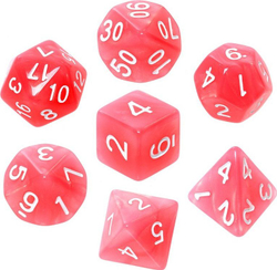 Fotoja e Komplet zaresh Rebel - Moonstones - Aventurine, 7 copë, të kuqe