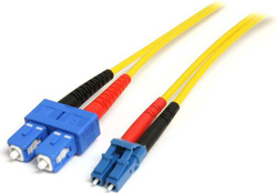 Fotoja e Kabllo StarTech Fiber Optic Patchcord (SMFIBLCSC1), LC-SC, 1m, portokalli
