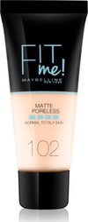 Fotoja e Fondatinë Maybelline Fit Me! Matte Poreless, 102 Fair Ivory, 30 ml