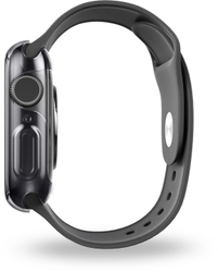 Fotoja e Mbrojtëse me xham - UNIQ Garde Hybrid për Apple Watch Series 4, 44mm, ngjyrë hiri