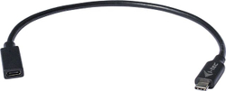 Fotoja e Kabllo USB I-TEC USB-C - USB-C, 0.3 m, e zezë