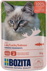 Fotoja e Ushqim për mace Bozita me salmon të bardhë, 85g