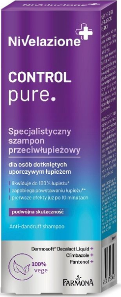 Fotoja e Shampo anti zbokth Farmona Nivelazione Control Pure, 100ml