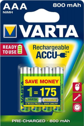 Fotoja e Bateri Varta LongLife AAA / R03 800mAh, 4 copë