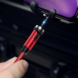 Fotoja e Kabllo USAMS, USB-A-microUSB, 1 m, e kuqe