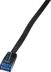 Fotoja e Kabllo patchcord LogiLink U/UTP, Cat6, 3m, e zezë