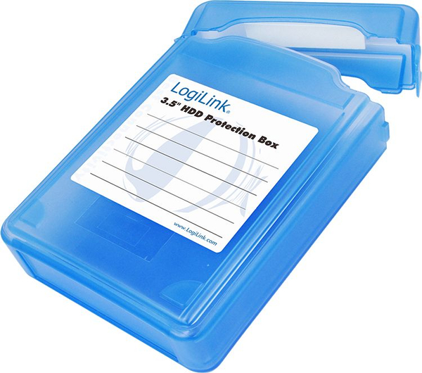 Fotoja e Kuti për disk LogiLink HDD 3.5", e kaltër