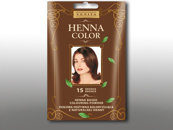 Fotoja e Ngjyrë me këna për flokë Venita, 15 bronz, 30g