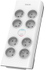 Fotoja e Kabllo zgjatëse Philips, 8x priza, çelës, 2m, e hirtë, Picture 1