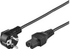 Fotoja e Kabllo energjie MicroConnect PE010419, CEE 7/7 - C15, 2m, e zezë, Picture 1