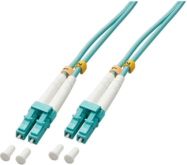 Fotoja e Kabllo patchcord Lindy me fibër optike, LC/LC, OM3, 5m