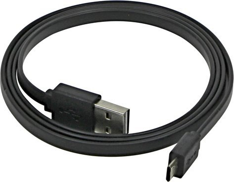 Fotoja e Kabllo USB-A - microUSB, 1 m, e zezë