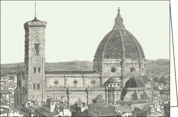 Fotoja e Fletore me kopertinë Rossi Pass ITW 006 Firenze Cattedrale S.Mari, A4, e bardhë