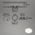 Fotoja e Ndriçues Briloner LED 8,4 cm, 3x3W, 350 lm, i bardhë, Picture 6