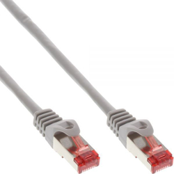 Fotoja e Kabllo patchcord InLine, S/FTP, RJ-45 - RJ-45, PVC, 0.25 m, e hirtë