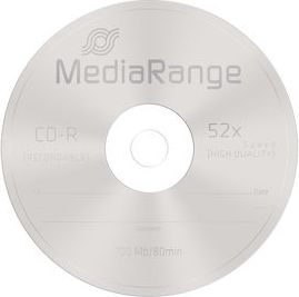 Fotoja e Disqe CD-R MediaRange 700MB, 52x, 10 copë