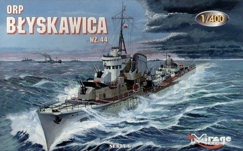 Fotoja e Lodër model plastik Mirage ORP Błyskawica, shtator 1944