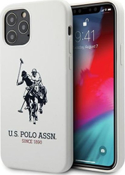 Fotoja e Mbrojtëse U.S. Polo Assn për Iphone 12 Pro Max, e bardhë