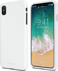 Fotoja e Mbrojtëse Mercury Soft për iPhone Xs Max, e bardhë