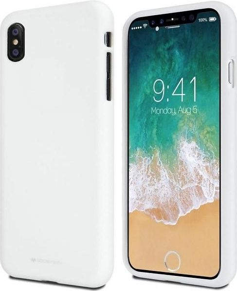Fotoja e Mbrojtëse Mercury Soft për iPhone Xs Max, e bardhë