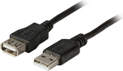 Fotoja e Kabllo EFB K5220SW.3, USB-A në USB-A, 3m, e zezë