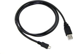 Fotoja e Kabllo C-Tech USB-A - microUSB, 0.5m, e zezë