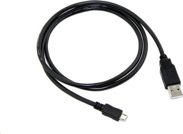 Fotoja e Kabllo C-Tech USB-A - microUSB, 0.5m, e zezë