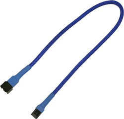 Fotoja e Kabllo Nanoxia 3-pin - 3-pin, 0.3m, e kaltër