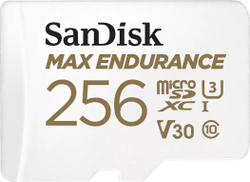 Fotoja e Kartë memorie SanDisk Max Endurance MicroSDXC, 256GB, Class 10, UHS-I/U3, V30