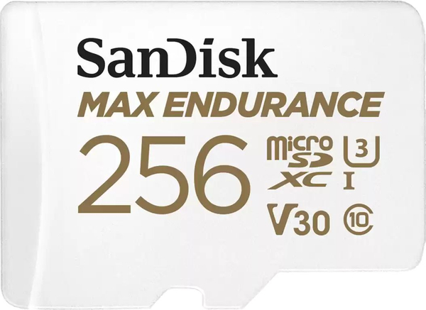Fotoja e Kartë memorie SanDisk Max Endurance MicroSDXC, 256GB, Class 10, UHS-I/U3, V30