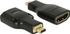Fotoja e Përshtatës Delock HDMI Micro në HDMI, i zi, Picture 1