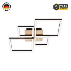 Fotoja e Ndriçues Briloner Led 75x47 cm, 48W, 4000 lm, dimmable, i bardhë/zi