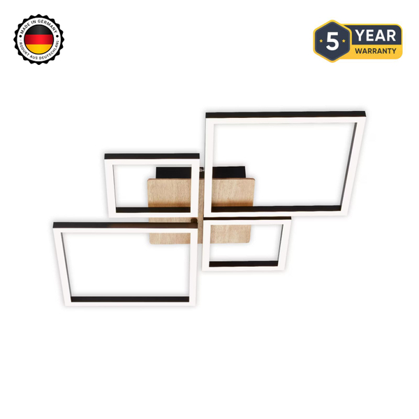 Fotoja e Ndriçues Briloner Led 75x47 cm, 48W, 4000 lm, dimmable, i bardhë/zi