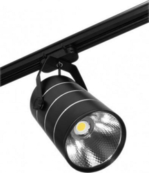 Fotoja e Ndriçues Nvox LED, 30 W, 2550 lm, 6000 k, i zi