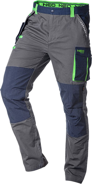 Fotoja e Pantollona për punë Neo PREMIUM, 100% cotton, ripstop, S, të hirta