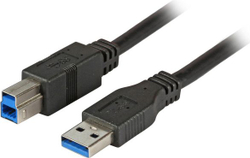 Fotoja e Kabllo EFB USB-A në USB-B, 1.8m, e zezë