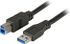 Fotoja e Kabllo EFB USB-A në USB-B, 1.8m, e zezë, Picture 1