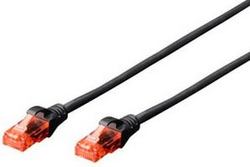 Fotoja e Kabllo rrjeti Digitus (DK-1612-020/BL), Patchcord U/UTP, Cat6, 2m, e zezë