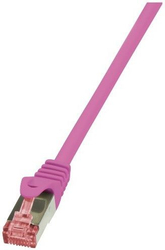 Fotoja e Kabllo rrjeti LogiLink Patchcord CAT.6 S/FTP CQ2049S, 1.5 m, rozë