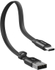 Fotoja e Kabllo për karikim / të dhëna Baseus Nimble Series USB-A - USB-C, 23cm, e zezë, Picture 3