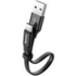 Fotoja e Kabllo për karikim / të dhëna Baseus Nimble Series USB-A - USB-C, 23cm, e zezë, Picture 7