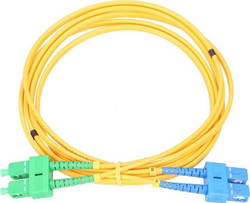 Fotoja e Kabllo optike ExtraLink, SC/UPC - SC/APC, 1 m, e verdhë