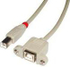 Fotoja e Kabllo Lindy USB-B - USB-B, 1m, e bardhë, Picture 1