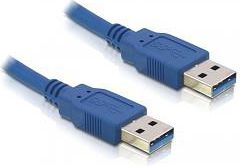 Fotoja e Kabllo DeLock USB A - USB A 82536, 3m, e kaltër