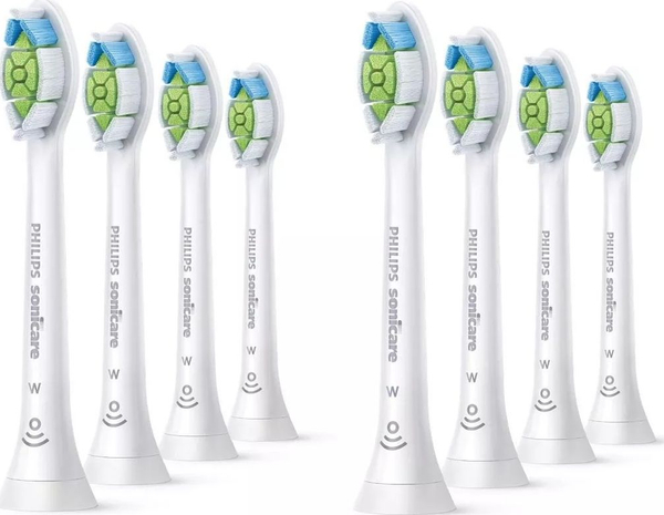 Fotoja e Set koka për furçë dhëmbësh Philips Sonicare W2 Optimal White, 8 copë, të bardha