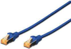 Fotoja e Kabllo patchcord Digitus Cat.6a, S/FTP, 3m, e kaltër