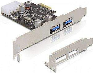 Fotoja e Zgjerues rrjeti Delock PCIe 2.0 x1 Controller - 2x USB 3.0