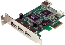 Fotoja e Kartë rrjeti StarTech, PCIe - 4 USB