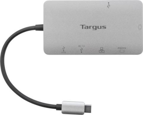 Fotoja e Docking station Targus 4K, USB-C, i hirtë